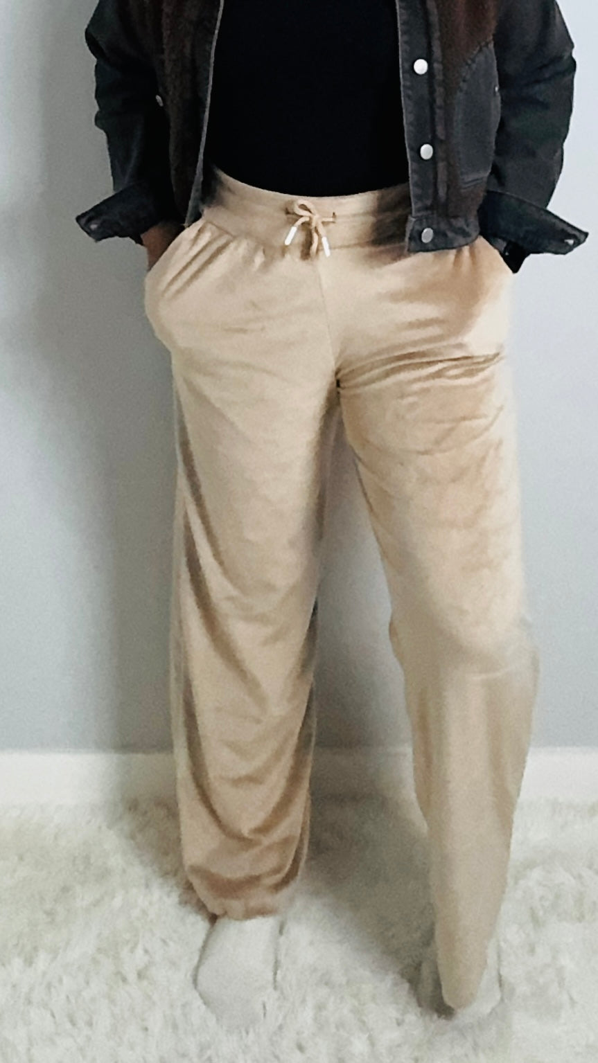 Uptown Palazzo Pants | Beige