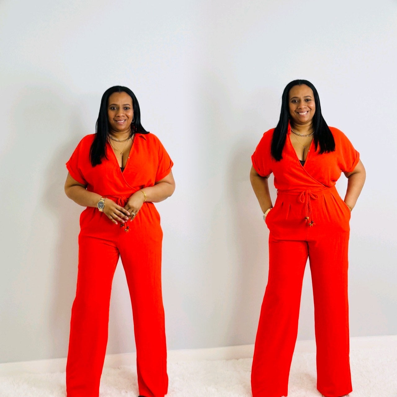 Zia Jumpsuit | Orange