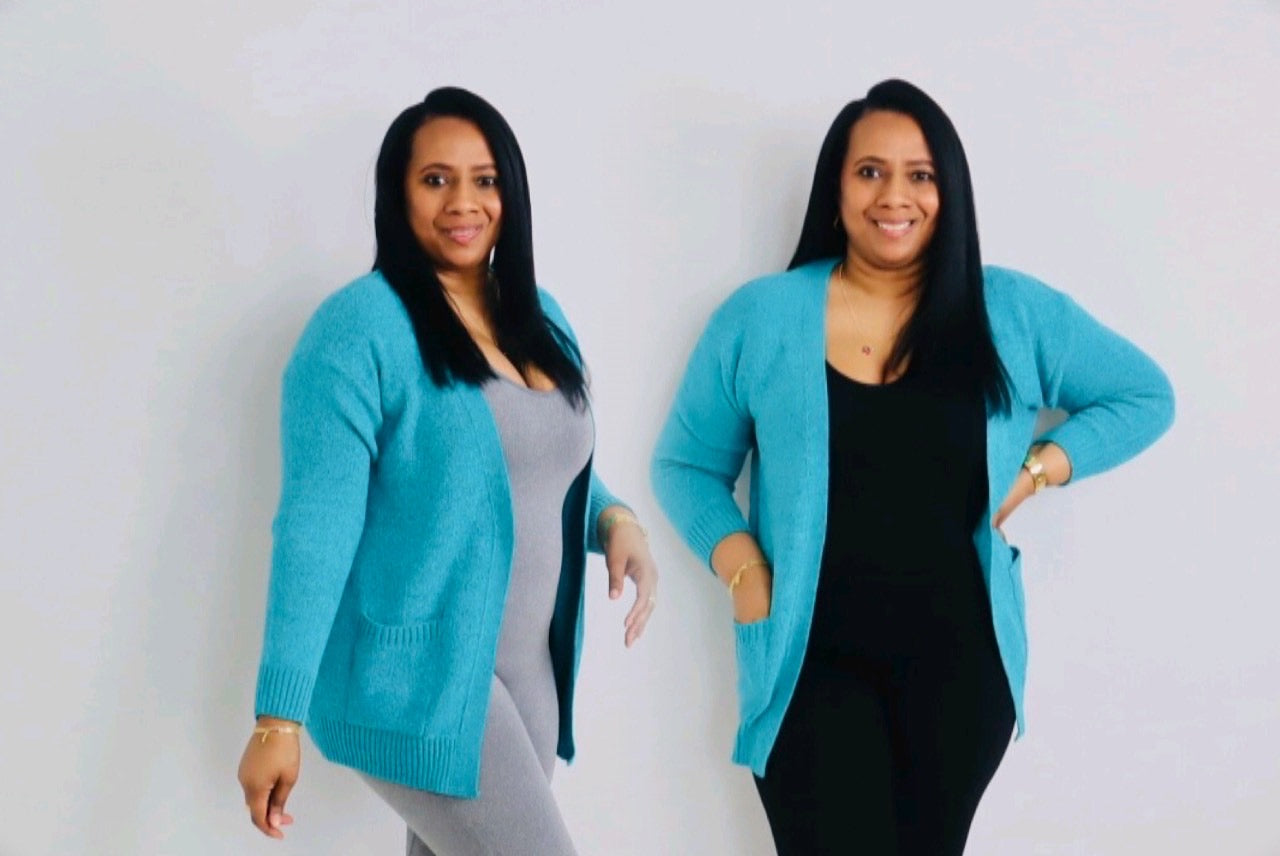 Plush Cardigan | Lt Teal