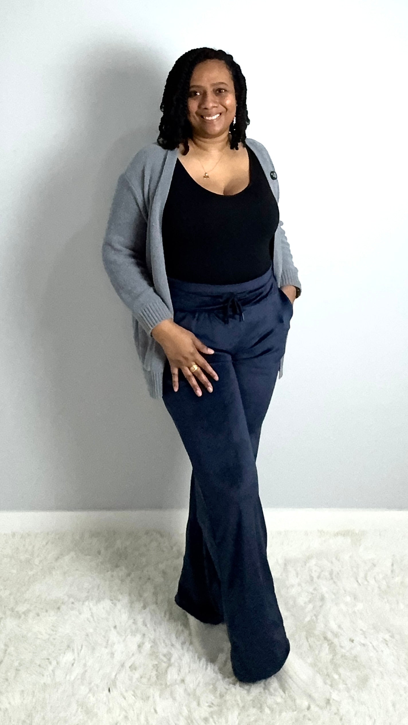 Uptown Palazzo Pants |  Navy