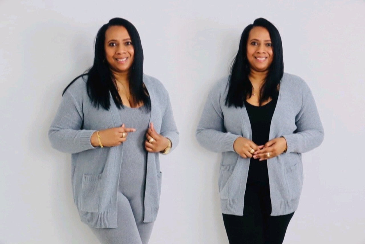 Plush Cardigan | Heather Grey