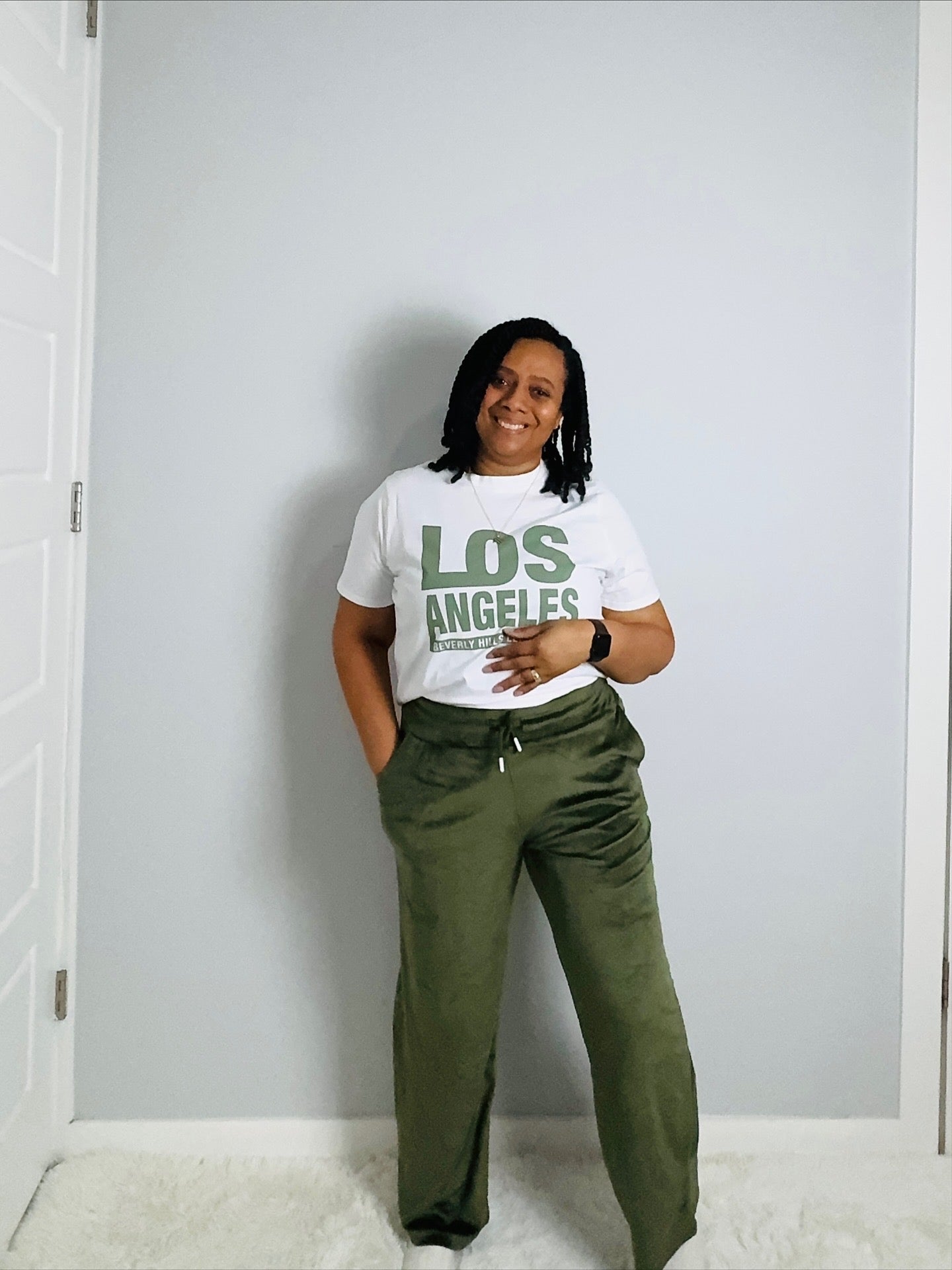 Uptown Palazzo Pants | Dark Olive